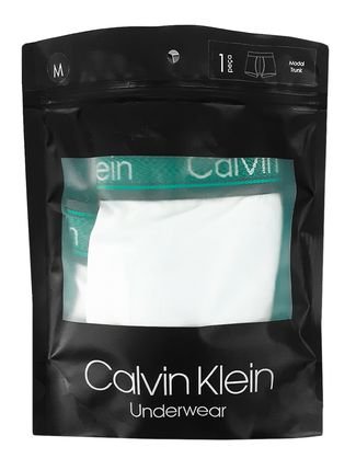 Cueca Calvin Klein Trunk Modal Prata Branca C10.03 BR02 1UN 