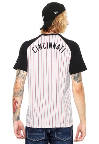 Camiseta New Era Team Cincinnati Branca