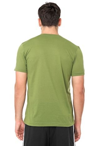 Camiseta adidas Performance D2M Cc Log Verde