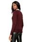 Cardigan Forum Tricot Liso Vinho - Marca Forum