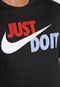 Camiseta Nike Sportswear Nsw Tee Just Do It Preta - Marca Nike Sportswear