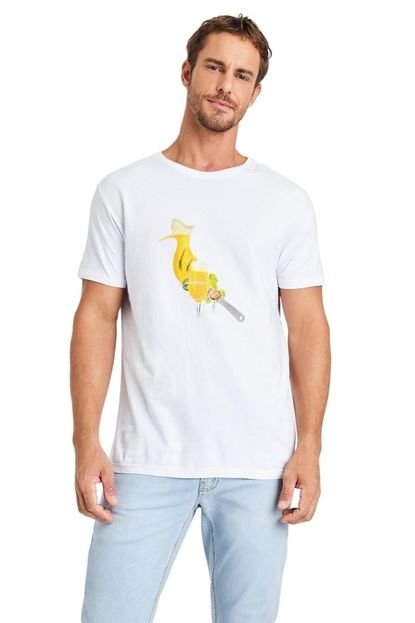 Camiseta Estampada Pica Pau Choppinho Reserva Branco - Marca Reserva