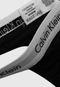 Cueca Calvin Klein Underwear Thong Fio Dental Logo Preta - Marca Calvin Klein Underwear