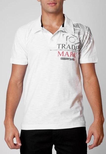 Camiseta Polo Mark Branca - Marca Pier Nine