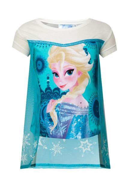 Camiseta Desigual Frozen Azul - Marca Desigual