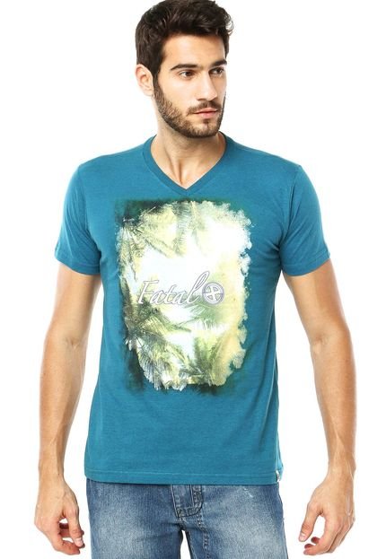 Camiseta Fatal Live Azul - Marca Fatal Surf