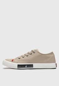 Tenis Lifestyle Beige-Negro-Rojo Beverly Hills Polo Club Fuel