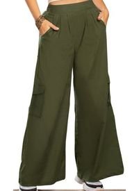 Pantalón Para Mujer Verde Militar Atypical