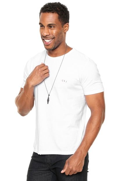 Camiseta Calvin Klein Jeans CKJ Branca - Marca Calvin Klein Jeans
