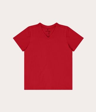 Camiseta Infantil Menino Decote V Em Malha UV50  Malwee Kids