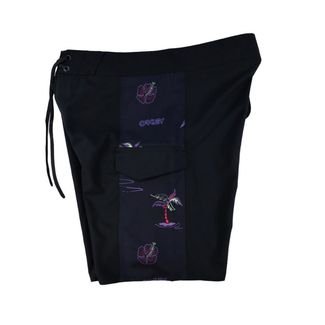 Bermuda Oakley South Beach Side Pocket Boardshort - Blackout - 38 Preto