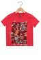 Camiseta Cativa Manga Curta Menino Vermelho - Marca Cativa