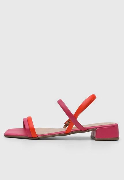 Sandália Dafiti Shoes Tiras Rosa - Marca DAFITI SHOES