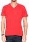 Camiseta Ellus Gola V Vermelha - Marca Ellus