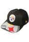Boné New Era Pittsburgh Steelers Preto - Marca New Era