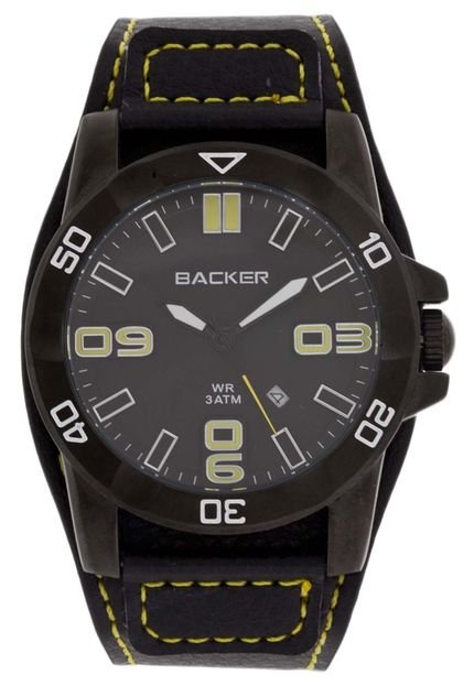Relógio Backer 3214112M Preto - Marca Backer