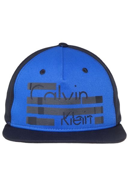 Boné Calvin Klein Bicolor Azul/Preto - Marca Calvin Klein