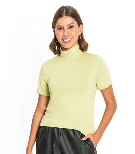 Blusa Feminina Em Visco Tricot Endless Verde - Marca Endless