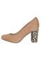 Peep Toe Beira Rio Bege - Marca Beira Rio