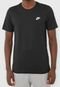 Camiseta Nike Sportswear M Nsw Club Tee Preta - Marca Nike Sportswear