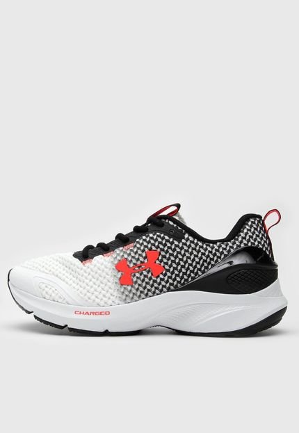 Tênis Under Armour Charged Prompt Branco/Preto - Marca Under Armour