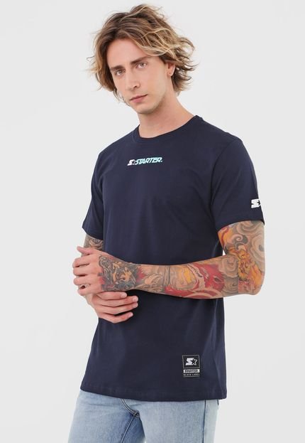 Camiseta S Starter Logo Azul-Marinho - Marca S Starter