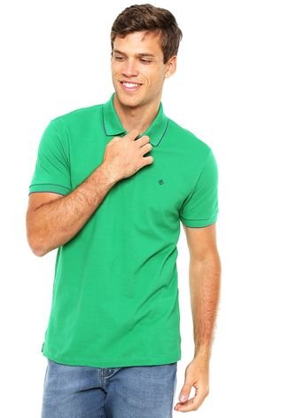 Camisa Polo Forum Slim Verde