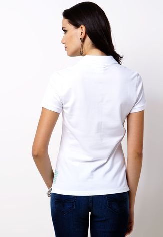 Camisa Polo Lacoste Basic Branca