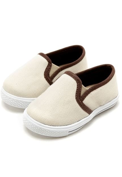 Slip On Tricae Menino Bege - Marca Tricae