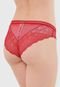 Calcinha Calvin Klein Underwear Tanga Renda Vermelha - Marca Calvin Klein Underwear