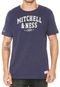 Camiseta Mitchell & Ness Estampada Azul - Marca Mitchell & Ness