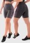 Kit 03 Bermudas Fitness Short Legging Academia Sublimada Caveiras Zero Transparência - Marca Click Mais Bonita