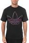 Camiseta adidas Originals Watercolor Preta - Marca adidas Originals