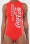 Body Coca-Cola Jeans Lettering Vermelha - Marca Coca-Cola Jeans