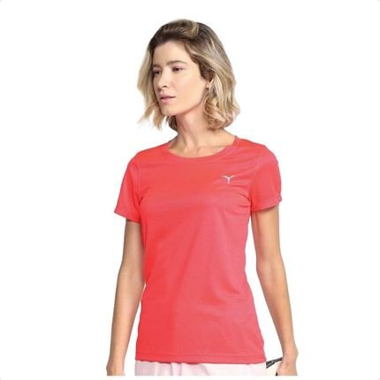 Camiseta Puma Performance Tee Feminina Coral - Marca Puma