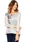 Blusa Facinelli Estampada Branca - Marca Facinelli