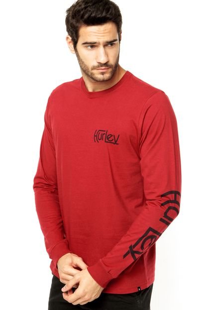 Camiseta Hurley Original Vermelha - Marca Hurley