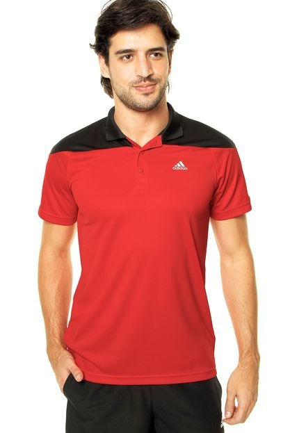 Camisa Polo adidas Ess 3S Vermelha - Marca adidas Performance