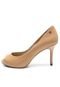 Peep Toe Dumond Verniz Bege - Marca Dumond