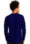 Camiseta Proteção Solar Uv5  Manga Longa – Slim Fitness Azul Marinho - Marca Slim Fitness