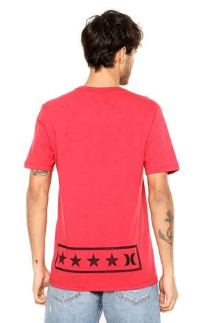 Camiseta Hurley Force Vermelho