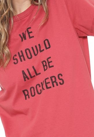 Camiseta Colcci Rockers Vermelha