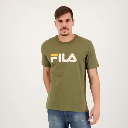 Camiseta Fila Letter Premium III Verde - Marca Fila