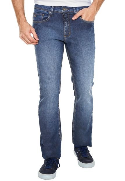 Calça Jeans Calvin Klein Jeans Reta Five Pockets Azul - Marca Calvin Klein Jeans