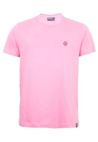Camiseta Long Island Círculos Rosa