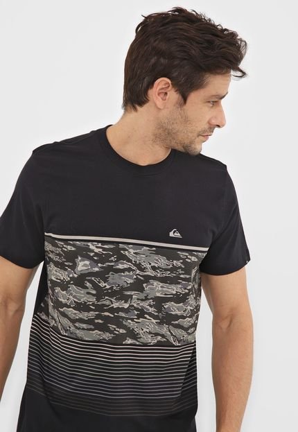 Camiseta Quiksilver Psyco Preta - Marca Quiksilver