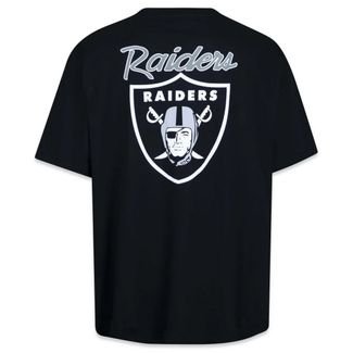 Camiseta New Era Regular Las Vegas Raiders Preto