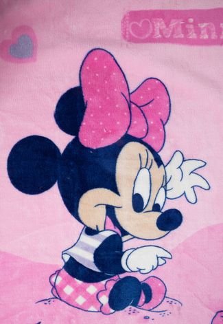 Cobertor Jolitex Disney Minnie Rosa