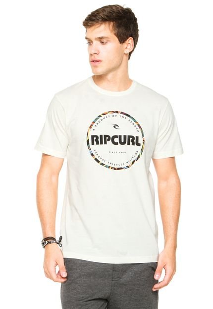 Camiseta Rip Curl Style Outline Bege - Marca Rip Curl