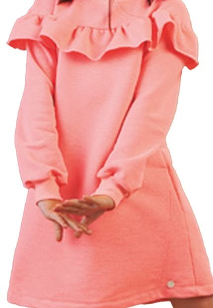 Vestido ML Infantil Rosa Bugbee 12 Rosa - Marca Bugbee